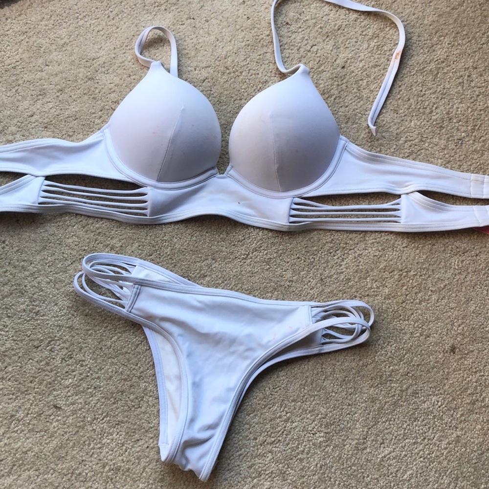 White Victoria secret bikini